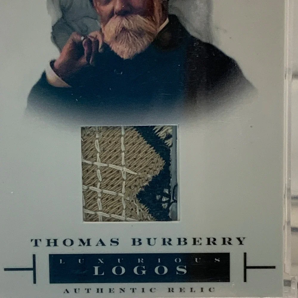 Keepsake Edition Thomas Burberry Luxurious Logos R-TB Fabric Relic Card